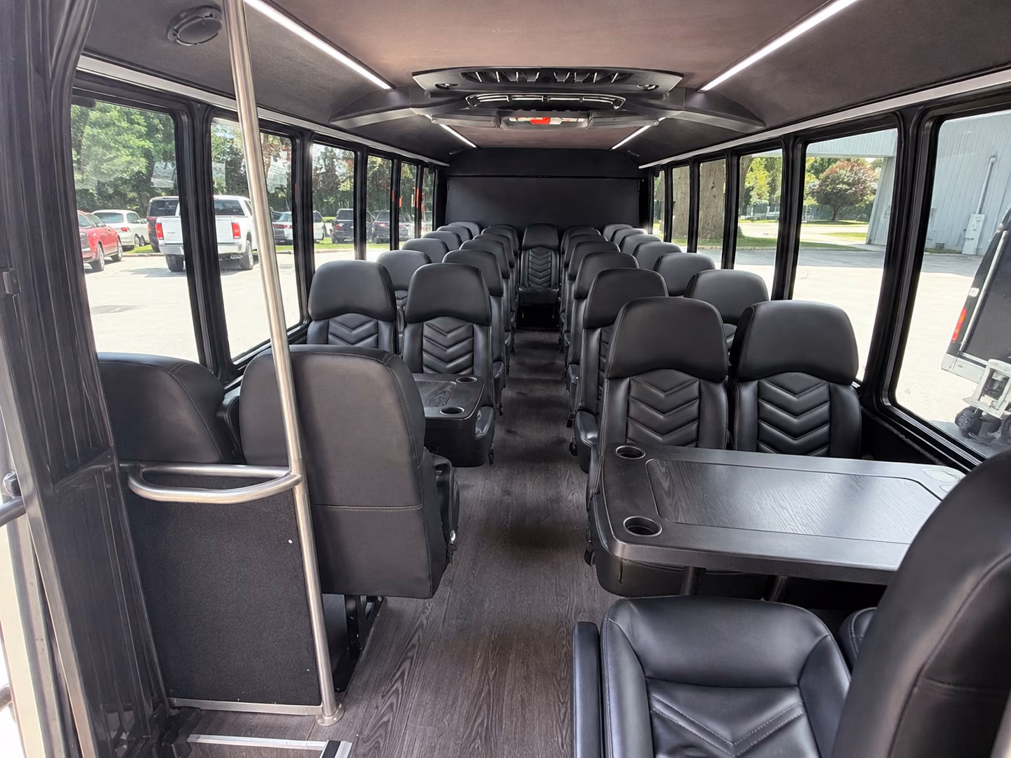 deltona 20 passenger minibus inside