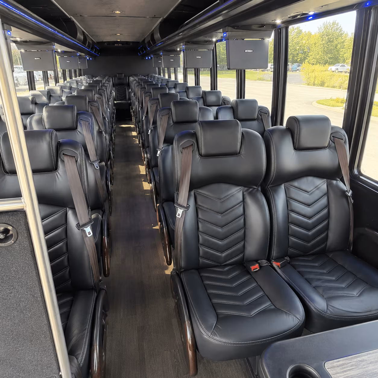 deltona 30 passenger minibus interior