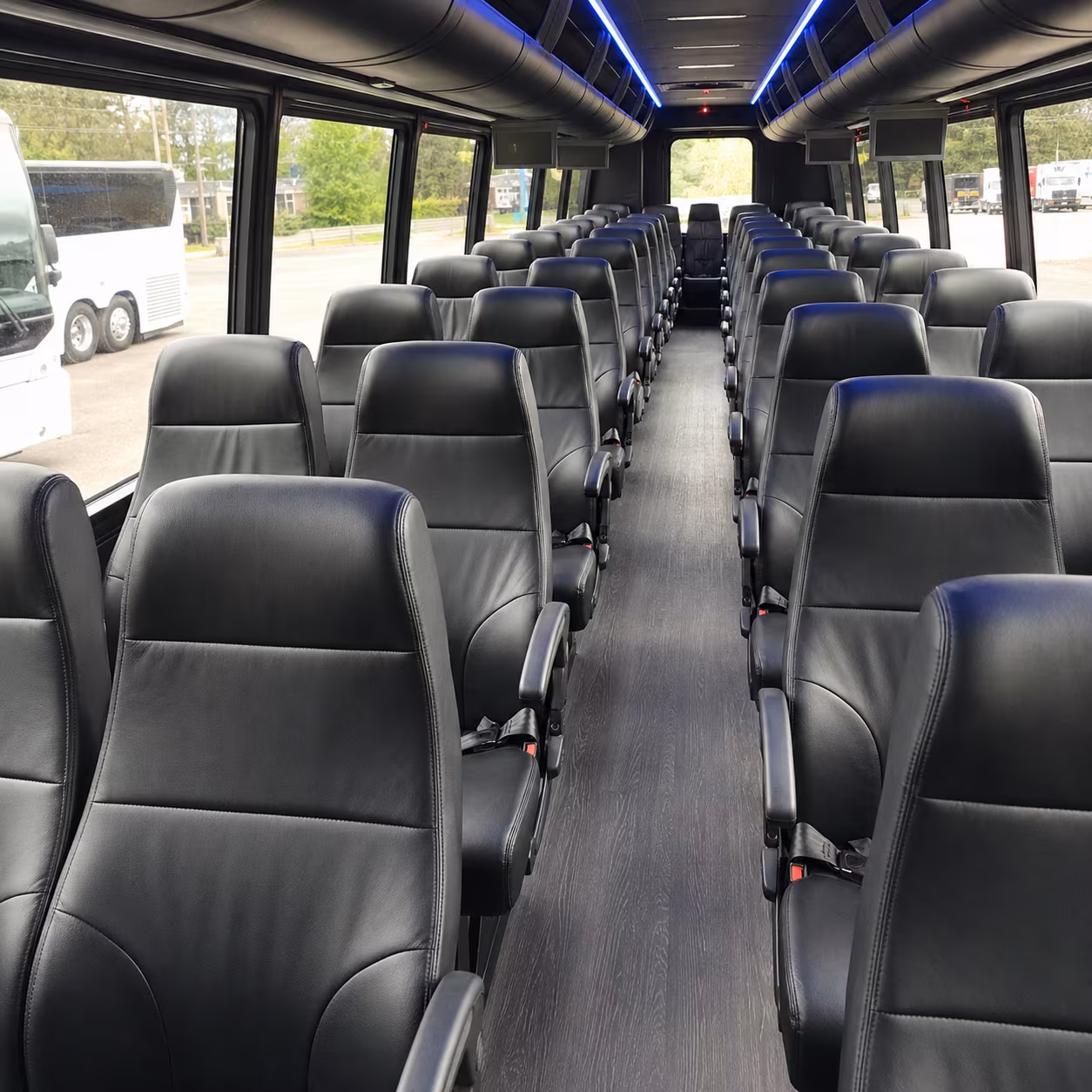 deltona 35 passenger minibus interior
