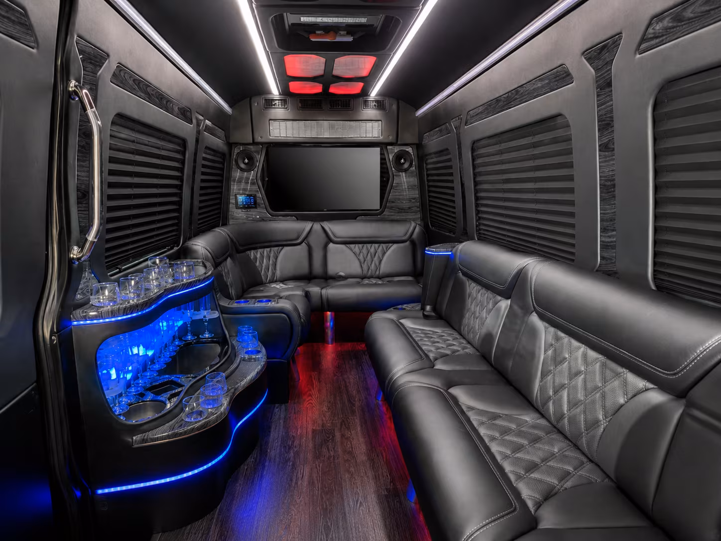 deltona 50 passenger party bus inside