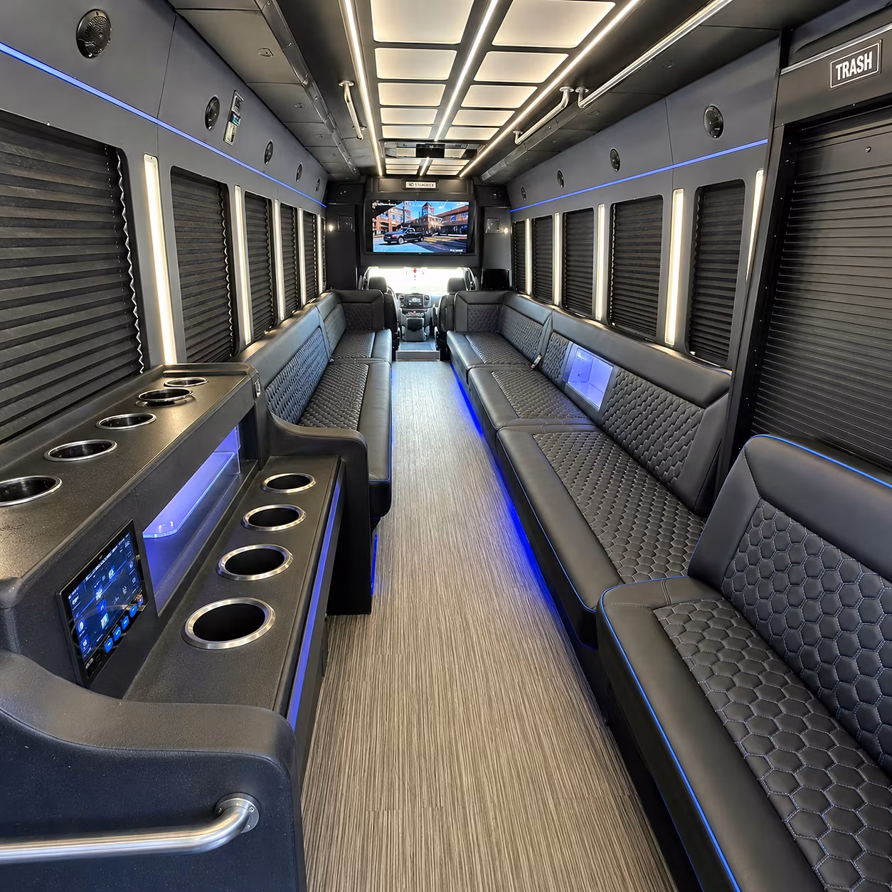 deltona party bus inside
