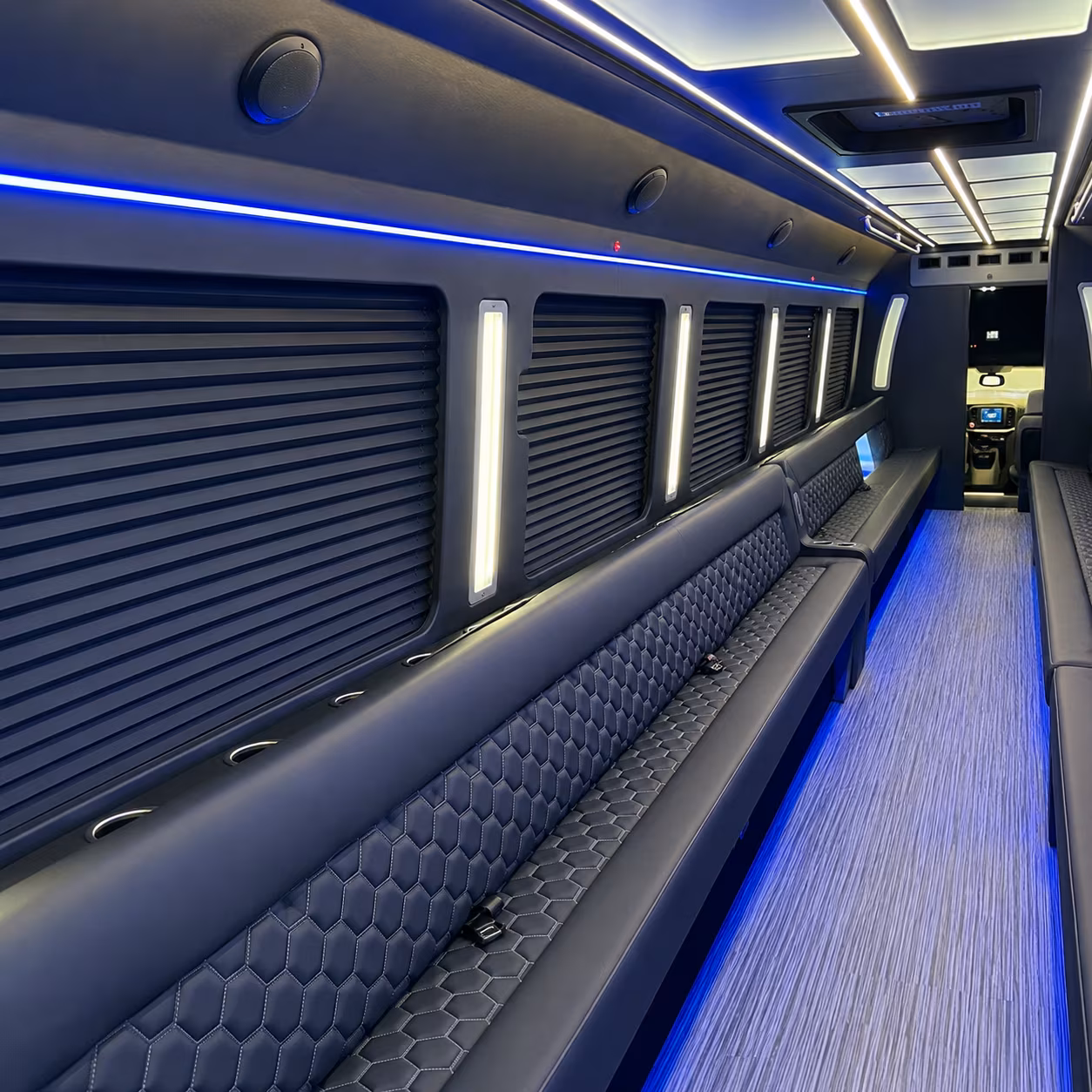 deltona party bus interior