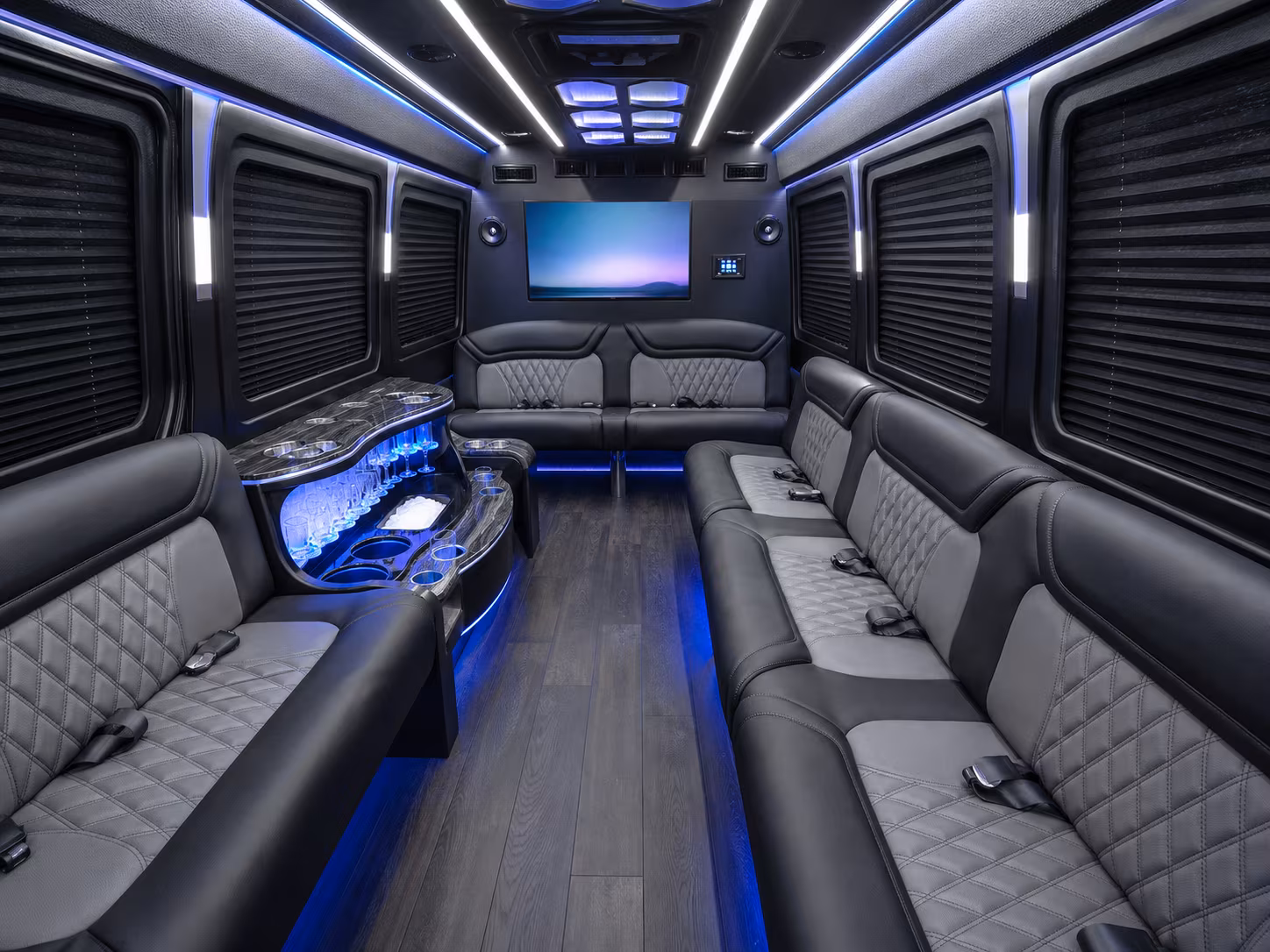 deltona sprinter limousine inside