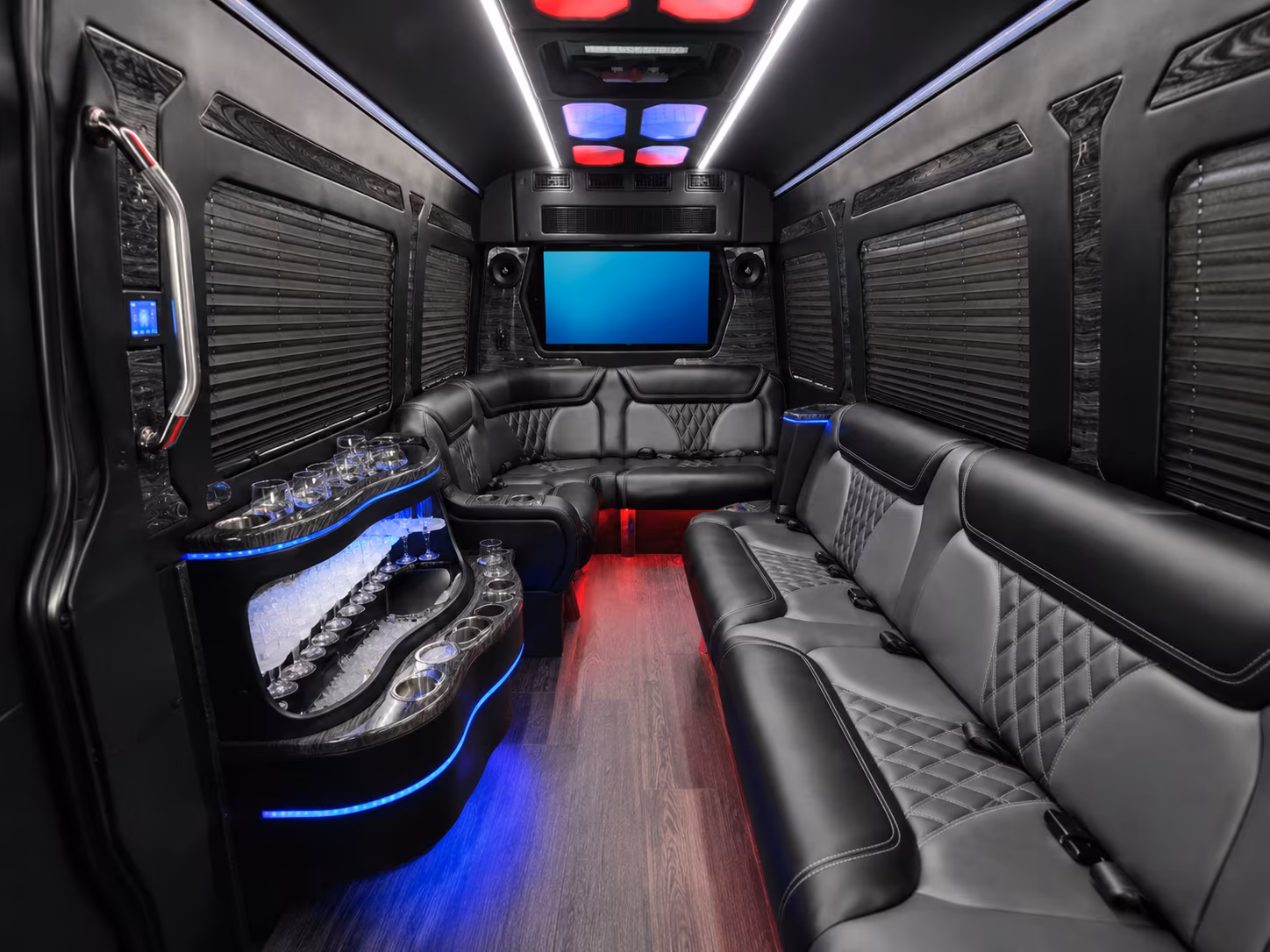 deltona sprinter limousine interior